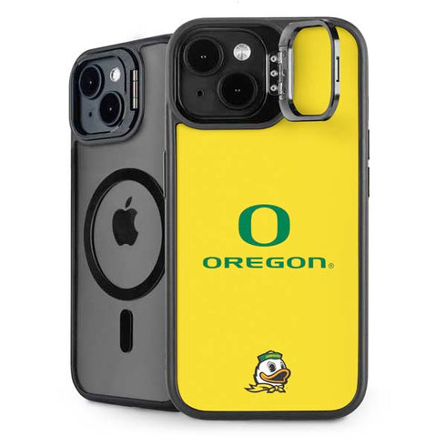 University of Oregon Ducks Green Gradient iPhone 15 Kickstand Case